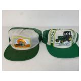 (2) John Deere Hats Titan & Eschenburg Equip.