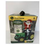 John Deere Christmas Santa Inflatable