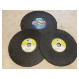 (3) New Grinding Wheels-Bates & Olympus