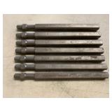 (7) Pneumatic Chipping Hammer Chisel Bits