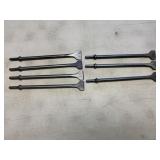 (7) Pneumatic Chipping Hammer Chisel Bits