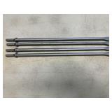 (4) Pneumatic Chipping Hammer Chisel Bits