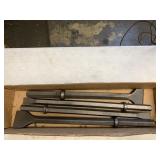 Lot of 4 Jack Hammer Chisles