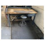 Work Bench, Chair and Floor Mat