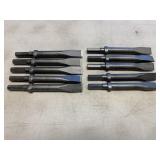 (10) Pneumatic Chipping Hammer Chisel Bits