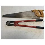 (2) Porter Bolt Cutter & Tru-Test Hand Saw