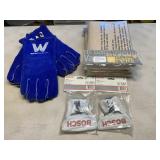 (7) Dust Bags/Dust Collectors/Welders Gloves