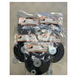(5) Dynabrade 7" Ribbed Face Backup Pads