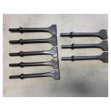 (8) Pneumatic Chipping Hammer Chisel Bits