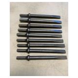 (9) Pneumatic Chipping Hammer Chisel Bits