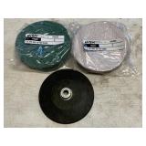 20 Grinding Discs 7" X 7/8" & Polisher Wheel