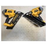 Lot of 2 DeWalt Framing Nailers