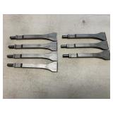 (7) Pneumatic Chipping Hammer Chisel Bits
