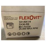 25 New Flexovit Cutoff Wheels 36 Grit