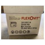 25 New Flexovit Cutoff Wheels 36 Grit