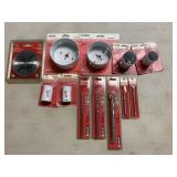 (11) Milwaukee Hole Saws/Bits/Masonery Blade