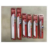 (6) Packs of Sawzall Bi-Metal Blades