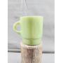 10 Vintage Fire King Mugs Green
