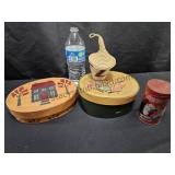 Wood Boxes & Product Tin