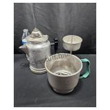 Old Coffee Pot & Sifter