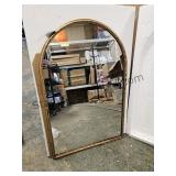 24 x 36 Metal Framed Arched Mirror