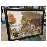25 x 19 Peaceable Kingdom Print