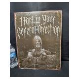 12.5 x 16 Wall Tin