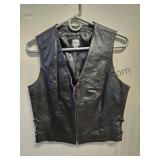 Leather Vest SZ Med