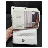 Waffle Weave Shower Curtain