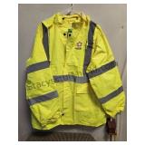 High Visibility Rain Coat Republic Services Med