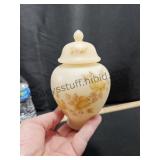 Fenton Hand Painted Ginger Jar