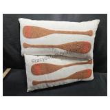 Oar Theme Pillows 10x20
