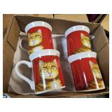 4 Cat Mugs