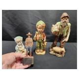 Ceramic & Wood Figurines