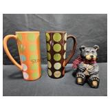 2 Mugs & A Bear
