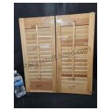 2 Wood Shutters