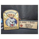Wood & Tin Decor