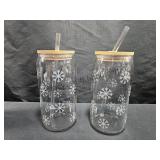 2 Glass Glasses