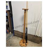 Pool Cue Rack Sticks Need Repair