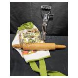 Apron, Rolling Pin, Hand Mixer