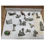 Pewter Miniature Collection Flat 9