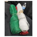 3 Partial Rolls Of Mesh