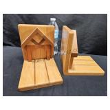 Wood Bookends