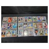 3 Sheets Of Baseball Cards 2 In Each Slot
