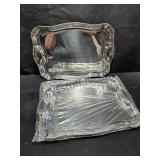 4 Metal Trays