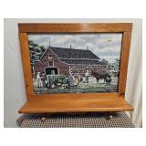 John Deere/Coca Cola Wood Shelf 20x18.5