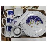 Partial Dish Set 7 Plates