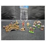 Miniature Metal Village Accessories