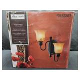 2 Light Swing Arm Wall Sconce