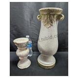 2 Ceramic Candle Holders